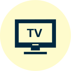 テレビで楽しめる