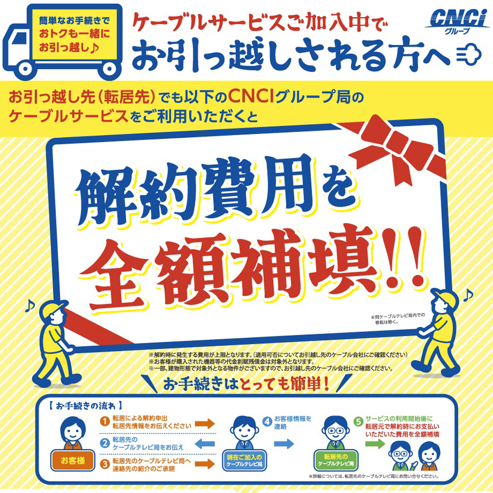 お引っ越しされる方へ｜転居支援サービス